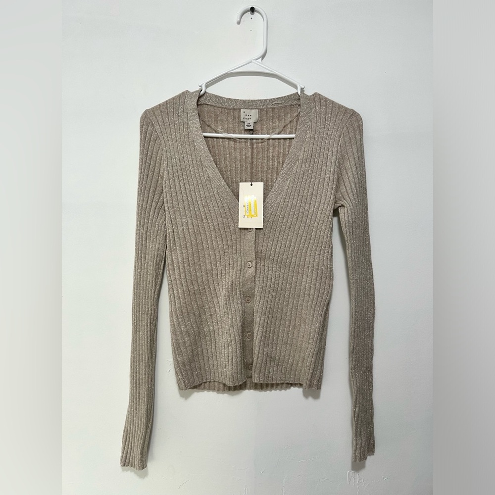 Sparkly Long Sleeve Button Up Shirt